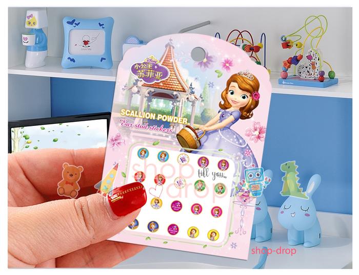 Gambar Sticker Telinga Anak - Ear Stud Sticker - Stiker Anting Anak Princess - Sofia dari ShopDrop88 undefined Tokopedia