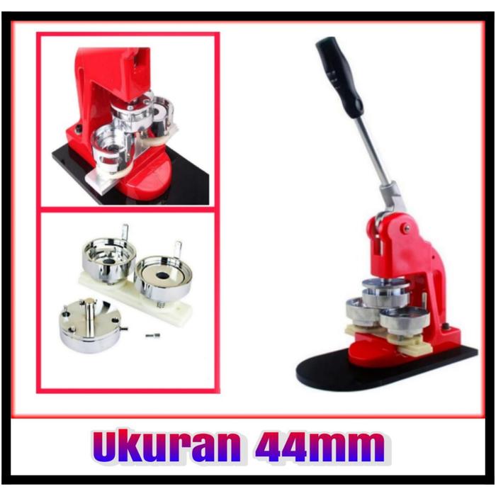 Gambar Mesin Press Pin Ukuran 44 mm/58 mm/75 mm - Ukuran 44 mm dari Star magnum_NEW undefined Tokopedia