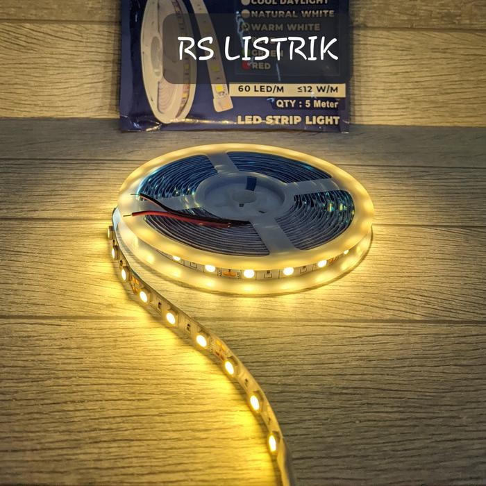 Gambar LAMPU LED STRIP 5050 DC 12V LUXEN / LED STRIP LUXEN 5050 5 Meter - Warmwhite dari RS LISTRIK RUMAH LAMPU undefined Tokopedia