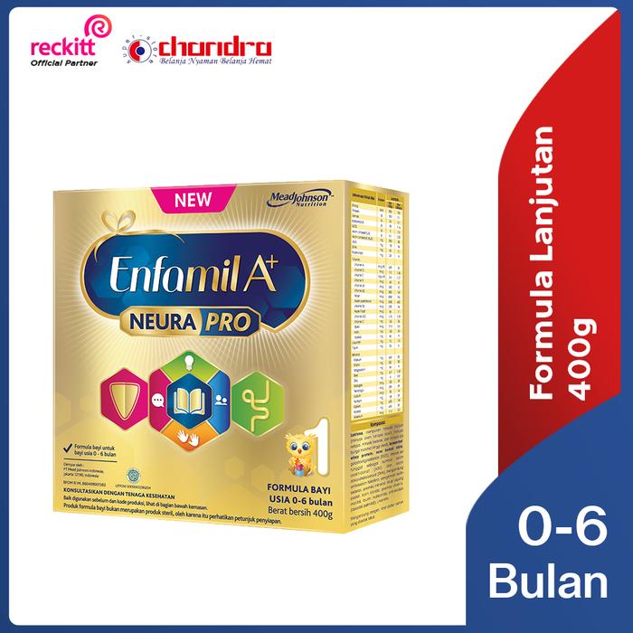 Gambar Enfamil A+ 0-6 bulan Formula Bayi 400gram dari Chandra Superstore LCM undefined Tokopedia