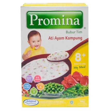 Gambar Promina Bubur Tim Bayi bulan 8+ dan 9+ Box 100gr - Ati Ayam Kp dari Sweet Sojo undefined Tokopedia