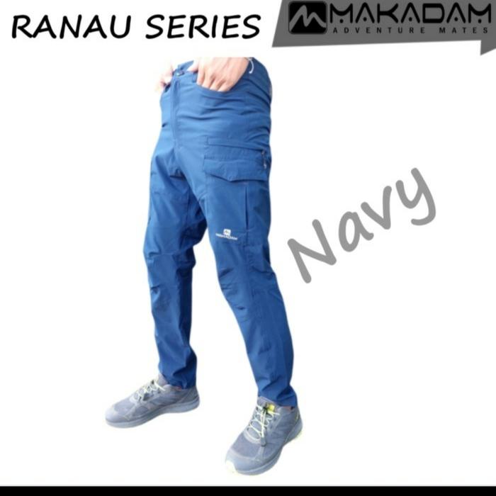 Gambar celana panjang cargo makadam ranau original celana quickdry hiking - Hitam, M dari Nyai Outdoor undefined 4 Tokopedia