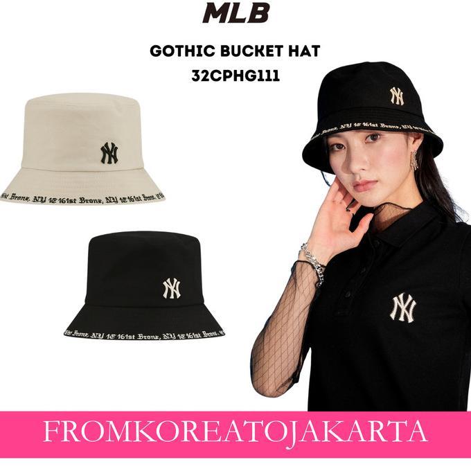 mlb gothic bucket hat