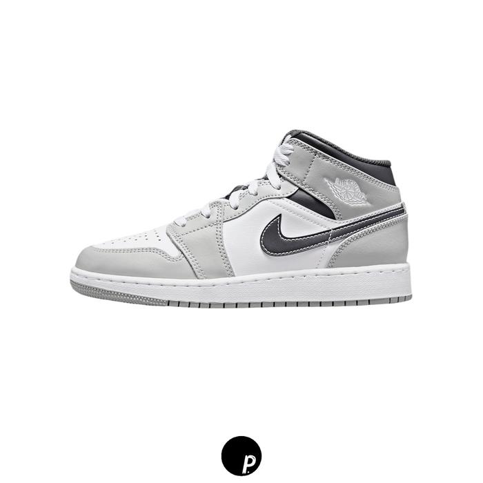 Air Jordan Mid Smoke Grey Black Gs