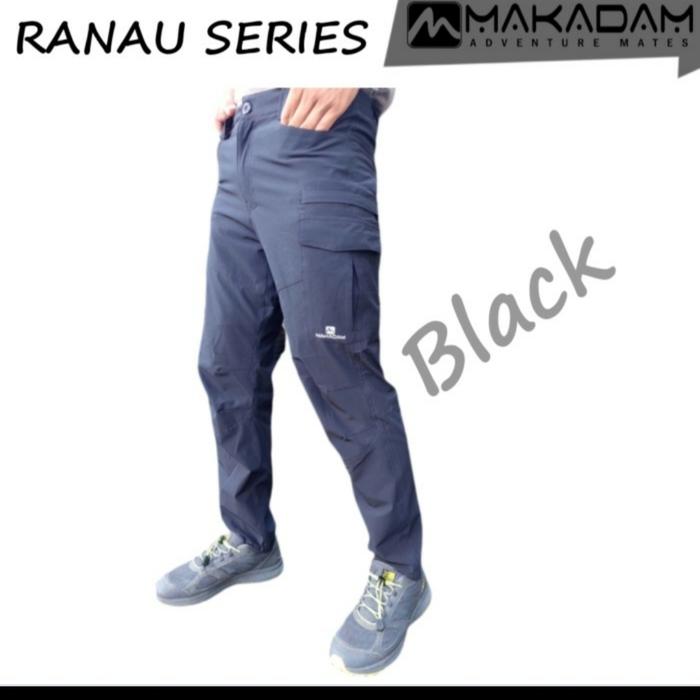 Gambar celana panjang cargo makadam ranau original celana quickdry hiking - Hitam, M dari Nyai Outdoor undefined 2 Tokopedia