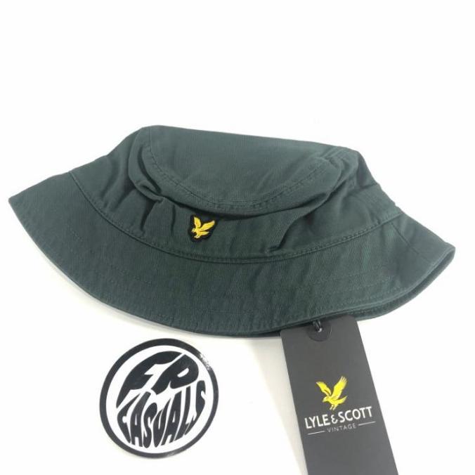 Gambar LYLE AND SCOTT BUCKET HAT GREEN BUKAN TOPI / CAP. ORIGINAL RESMI 100% dari Bucket Hat Yongki undefined Tokopedia