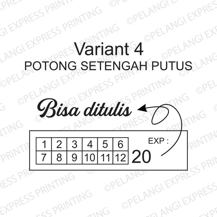 Gambar Stiker Expired | Stiker Kedaluwarsa Kadaluarsa | Label Expired - Variant 4, Sticker Vynil dari Pelangi Express Printing undefined Tokopedia