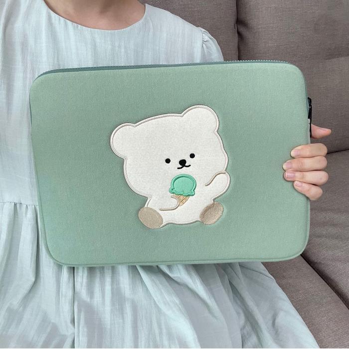 【BAMTOREE】iPad Laptop Pouch 11 Inch~iPad&タブレットケース Bamtoree Laptop Pouch BAMTOREE STORE Mint IPad Laptop Pouch