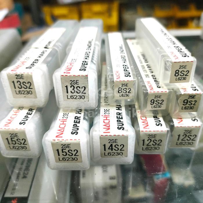 NACHI 　ナチ　不二越 　エンドミル 2SE 2枚刃　5mm~20mm　各1本　計 9本 セット　新品　送360円　フライス盤 NACHI ナチ 不二越 エンドミル 2SE 2枚刃 5mm~20mm 各1本 計 9