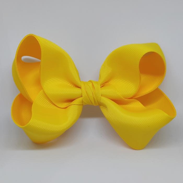 Gambar Bando pita besar kuning/ bando kuning/ pita kuning/ bandana bayi/jepit - Bandana bayi dari Emma Ribbon undefined 3 Tokopedia