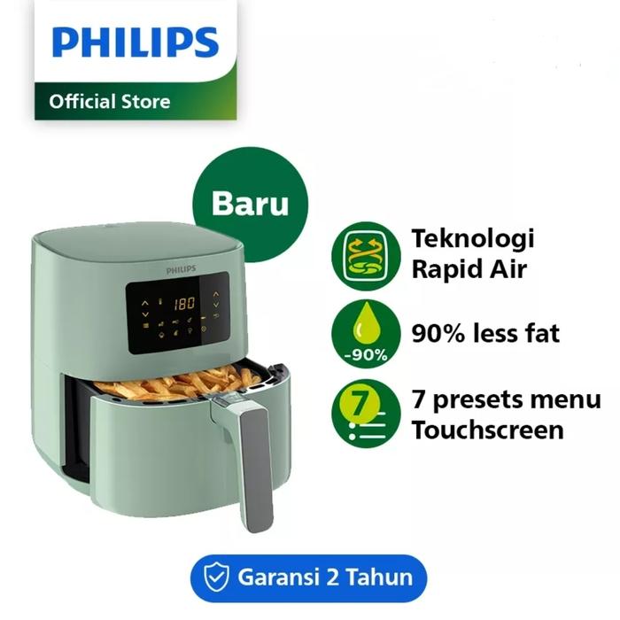 Gambar PHILIPS AIRFRYER AIR FRYER GORENG TANPA MINYAK HD9252 HD 9252 - Hijau dari BABY SANRIO undefined Tokopedia