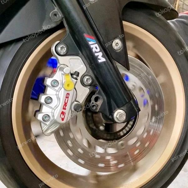 Gambar breket kaliper rcb nissin samurai 2 piston shock nmax original cnc - disc standard dari oot81 undefined Tokopedia