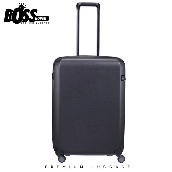 Gambar Koper 24 Inch LOJEL (Rando Zip 2) Original Hardcase Medium Bisa Expand - Hitam dari Boss Koper undefined Tokopedia