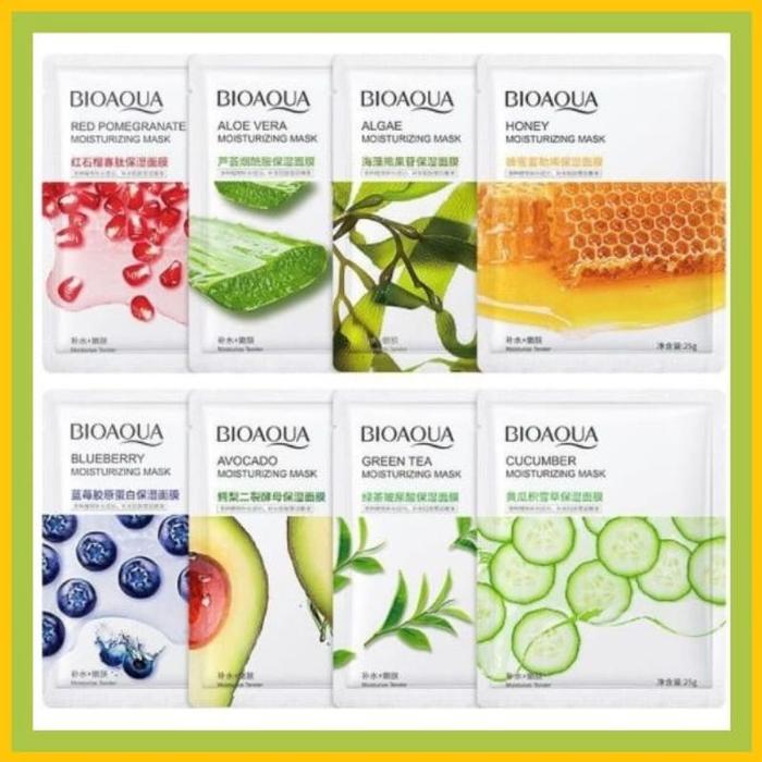 Gambar Bioaqua Moisturizing Mask/ Masker Wajah Buah Kaya Vitamin - Pomegranate dari CallMe.Store undefined Tokopedia