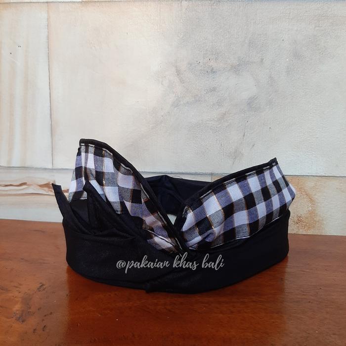 Gambar UDENG HITAM TEPI | UDENG TEPI CATUR | UDENG HITAM DEWASA - Hitam dari Pakaiankhasbali undefined Tokopedia