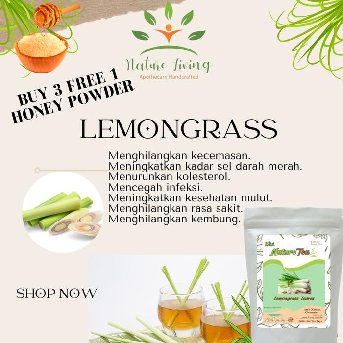 Gambar Teh Herbal 100% Organic 30 tea bag - Nature Tea by Nature Living - Lemongrass dari AnHao undefined Tokopedia