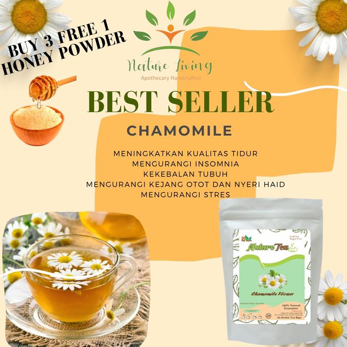 Gambar Teh Herbal 100% Organic 30 tea bag - Nature Tea by Nature Living - Chamomile dari AnHao undefined Tokopedia