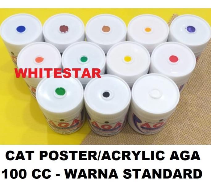 Gambar Sale Cat Acrylic Aga / Poster Colour 100 Cc (Warna Primer) - dark red p103 dari Vera Mart Online undefined Tokopedia