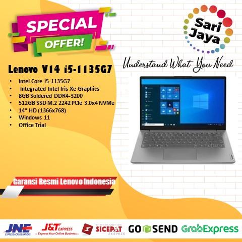 Jual Lenovo V14 G2 ITL i5-1135G7 8G 512G Win 11 14