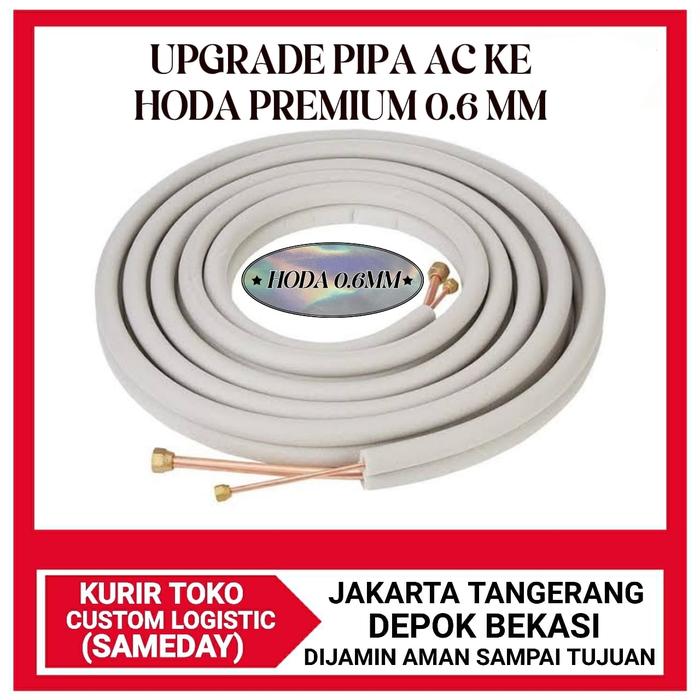 Gambar UPGRADE PIPA AC 0.5PK & 1PK KE PIPA PREMIUM HERMALON KOREA 0,6MM - 3 METER dari DPRINCE undefined Tokopedia