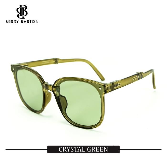 Gambar Berrybarton Kacamata Lipat Anti Glare Sunglasses Foldable Anti UV 341 - Crystal Green dari berrybarton.kacamata undefined Tokopedia