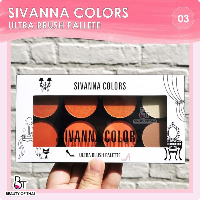 Gambar [ SIVANNA BLUSH ON PALETTE ] SIVANNA COLORS ULTRA BLUSH PALETTE - 04 dari Beautyofthai undefined 5 Tokopedia
