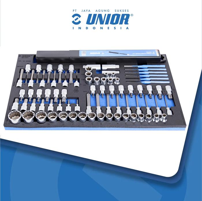 Gambar UNIOR Set of hand tools in SOS tool tray - 964/31SOS dari UNIOR undefined Tokopedia