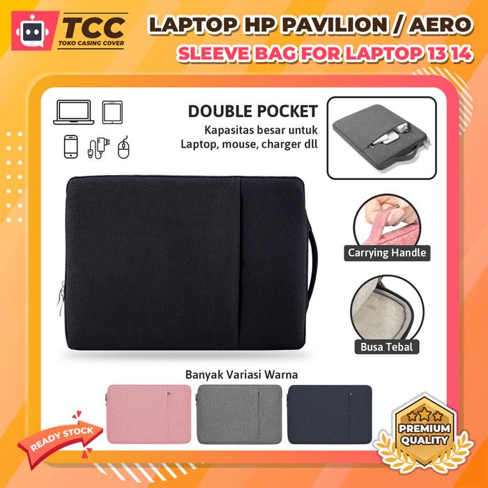 Jual HP Laptop 13 14 Pavilion Pav Sarung Case Tas Sleeve