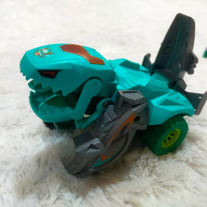 Gambar Mainan anak Dinosaurus Deformasi mobil - Hijau dari lovely k undefined Tokopedia