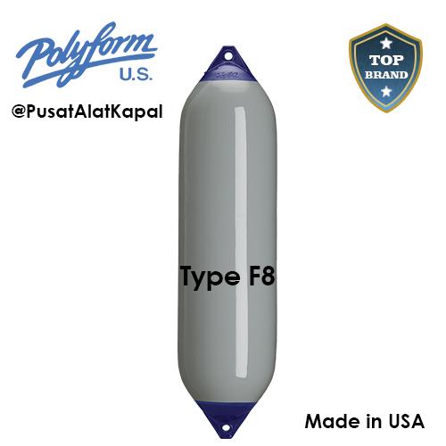 Gambar POLYFORM US - Commercial Grade Boat Fender F8 - Grey dari Pusat Alat Kapal undefined Tokopedia