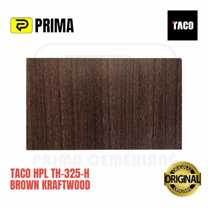 Gambar TACO HPL TH-325 H BROWN KRAFTWOOD dari klikglobaltech undefined Tokopedia