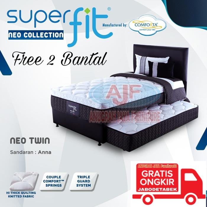 Gambar COMFORTA SUPER FIT 2 IN 1 NEO TWIN Matras Kasur Sorong Springbed - 90x200 dari ANUGRAH JAYA Furniture88 undefined Tokopedia