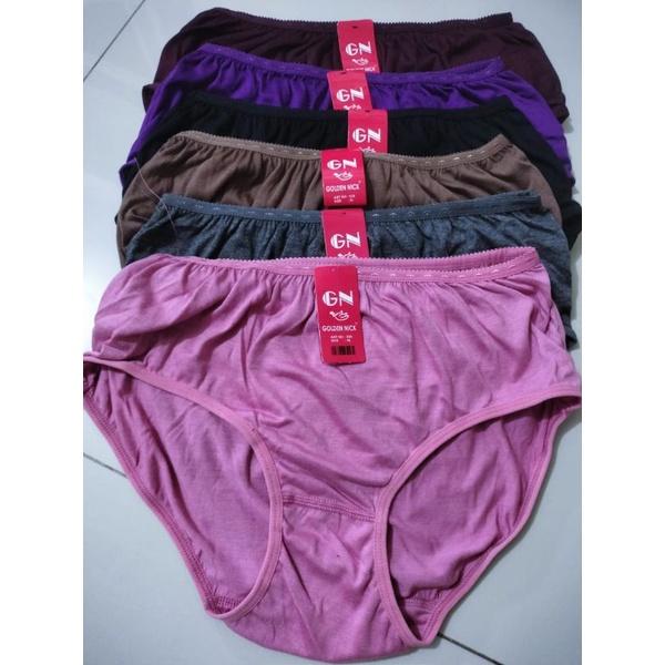 Gambar GROSIR (12 pcs) Celana Dalam Wanita Golden Nick Terang dan Gelap - CD GN GELAP, M dari miaunderwear undefined Tokopedia