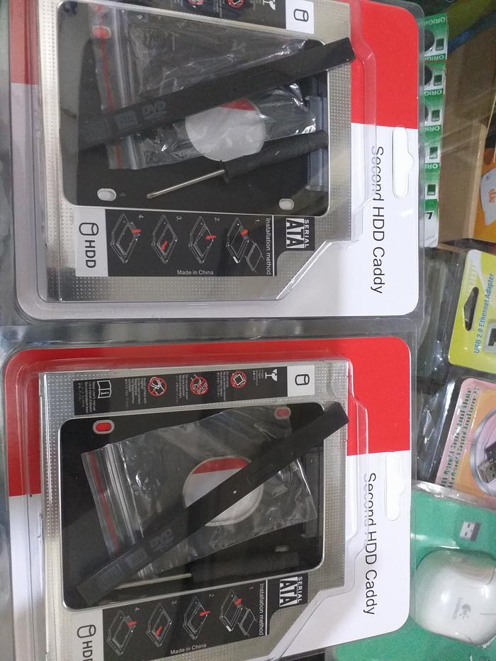 Gambar HDD CADDY TEBAL 9,5MM SATA / SSD CADDY 9,5 - 9.5 dari Jadi in undefined Tokopedia