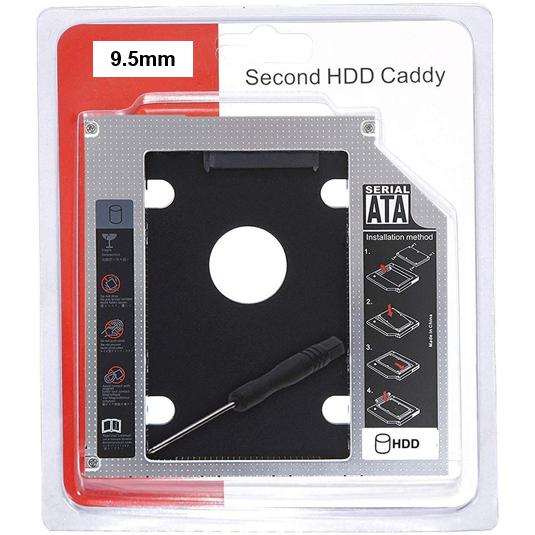 Gambar Casing Hardisk Caddy Slim 9.5mm / 12.7mm Sata DVD Slot 2.5" HDD SSD - 9.5mm dari Adamo Store undefined Tokopedia