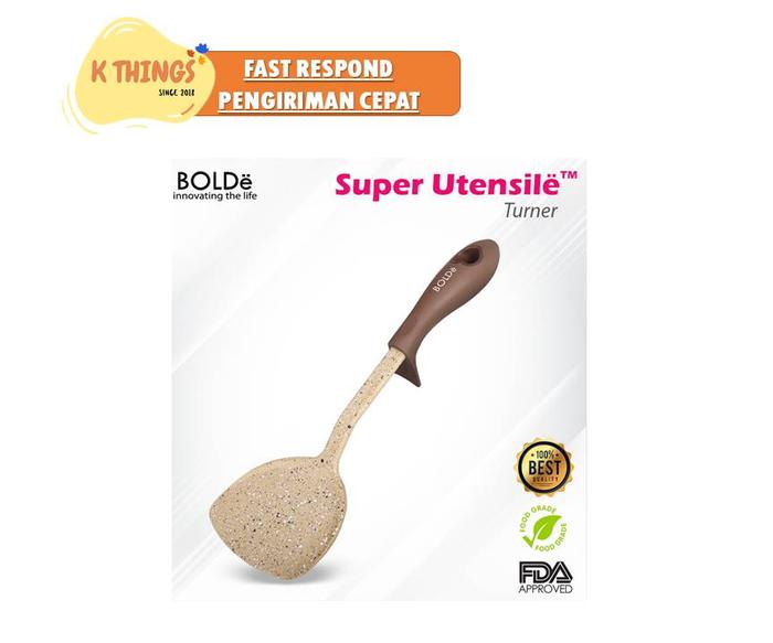 Gambar BOLDe Super Utensil Skimmer Spatula Sendok Masak - Turner dari K Things undefined Tokopedia
