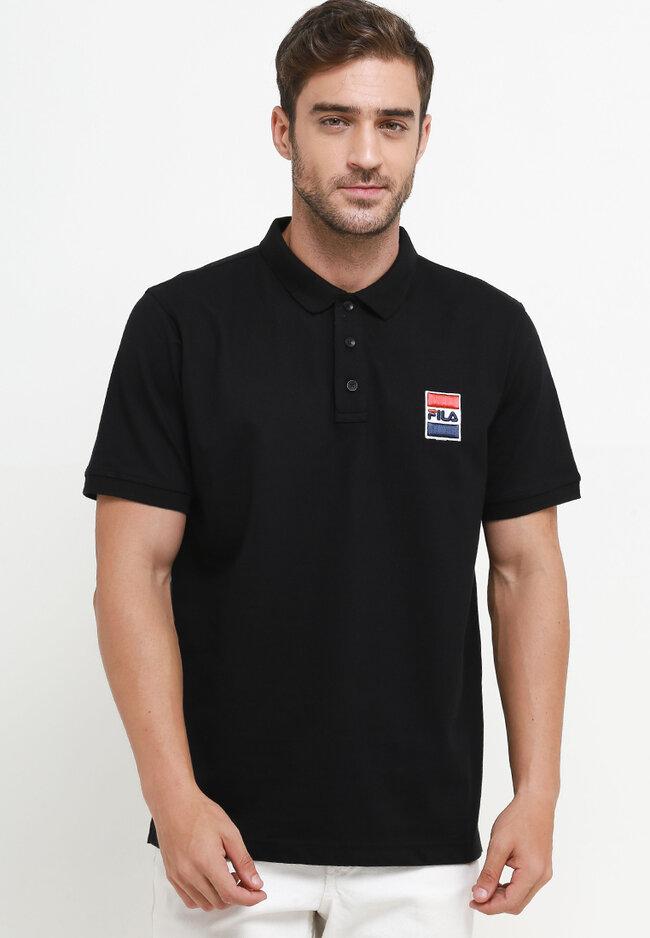 Gambar FILA Damon Polo Shirt Pria - Black - M dari FILA Official Store undefined Tokopedia