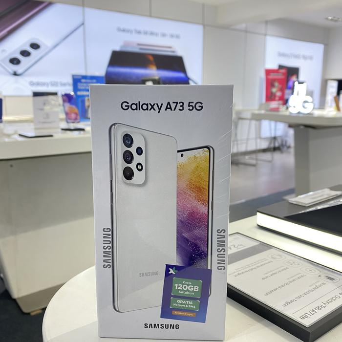 Gambar Samsung Galaxy A73 5G 8/256 new Garansi RESMI - Putih dari OnlinePhone_ undefined Tokopedia