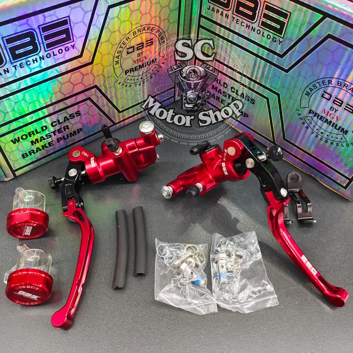 Gambar Master rem DBS kanan kiri model-105 19mm pcx - nmax - xmax - adv - Red, kanan/kiri dari SC Motor Shop undefined Tokopedia