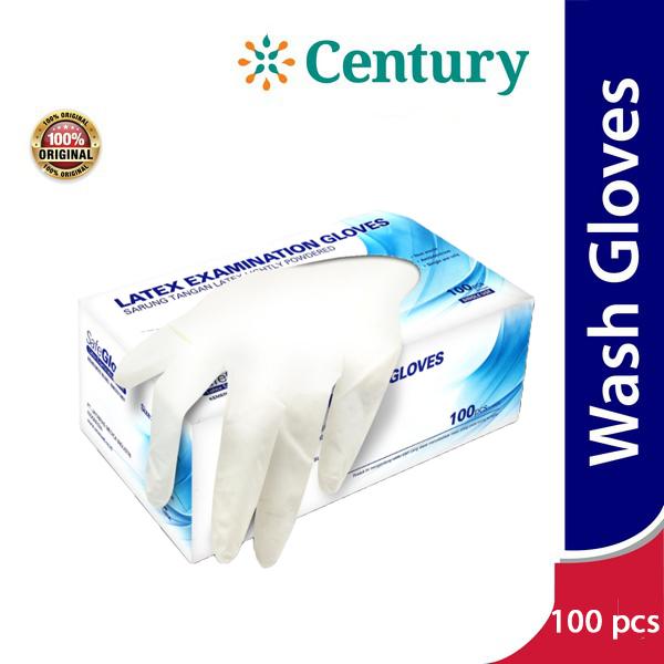 Promo Safeglove Latex Examination Ukuran M 100's Sarung Tangan di Apotik  Century Tokopedia