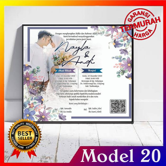 Gambar undangan kopi pernikahan mini custom foto murah cantik - Model 20 dari Khanza_design undefined Tokopedia