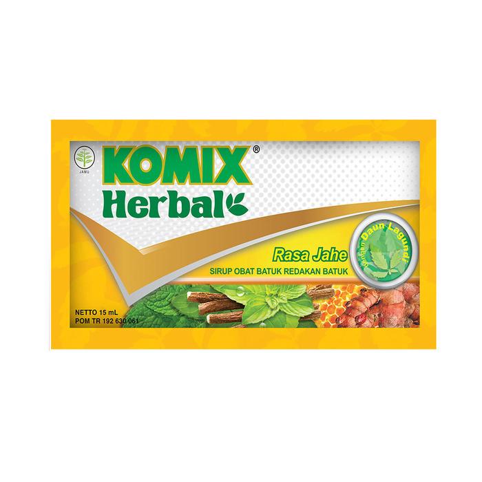Gambar Komix Herbal Cair 7,5 ml Sachet / Obat Batuk Berdahak - Jahe dari Apotek Promedika Mitra Farma undefined Tokopedia