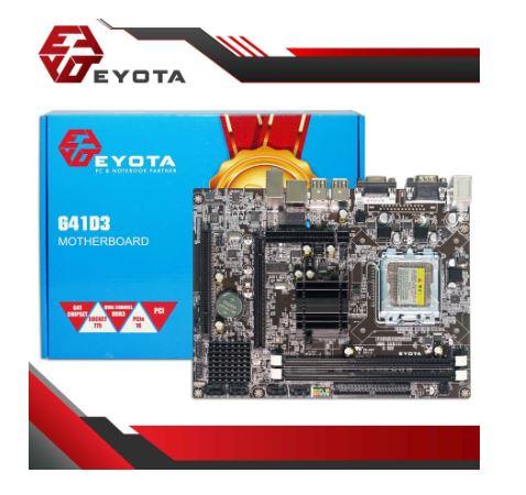 Mainboard Eyota G41d3 Intel G41 Lga 775 Ddr3 Micro Atx Motherboard