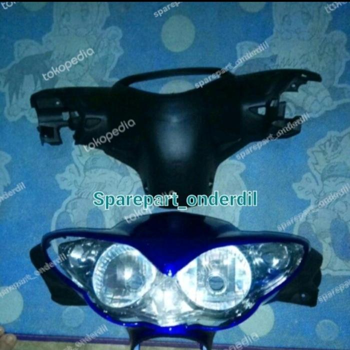 Gambar Batok Depan Belakang Plus Reflektor Lampu Depan Jupiter Z burhan Biru - fullset dari sparepart onderdill undefined Tokopedia