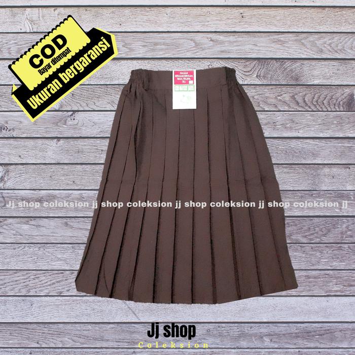 Gambar SERAGAM SEKOLAH ROK SD MERAH REMPEL TURUN PINGGANG ROK SD MERAH - Cokelat, 7 dari Jjshopcoleksion undefined Tokopedia