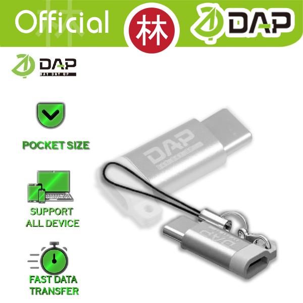 Gambar DAP M01-C Adaptor Converter Micro USB 3.0 to Type-C Fast Charging 2.4A - Silver dari Liem Group undefined Tokopedia