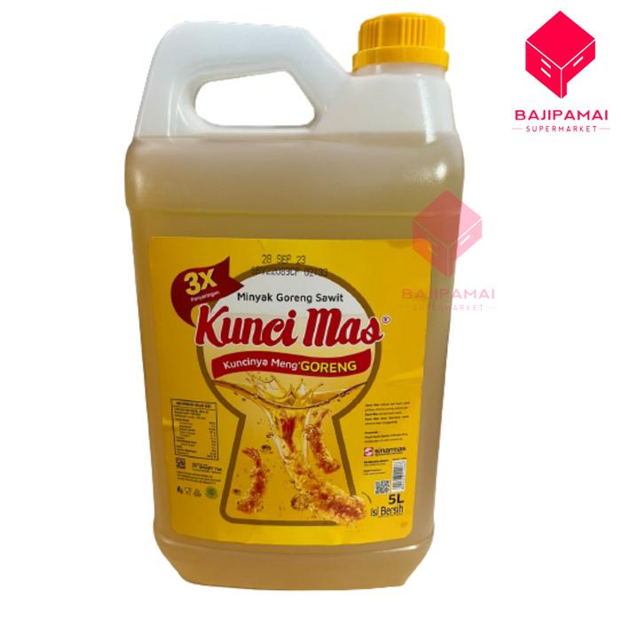 Gambar Minyak Goreng Kunci Mas 5 Liter dari Baji Pamai supermarket undefined Tokopedia