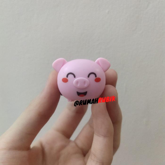 Gambar MAINAN PULL BACK ANIMALS / Fidget toys Squishy Animals / Pop It - PIG dari Rumah Rubik undefined Tokopedia