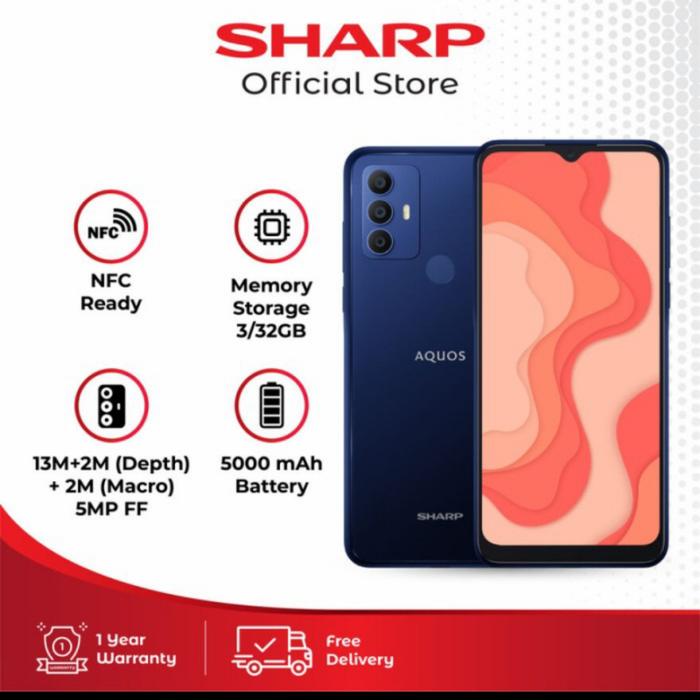 Gambar Sharp Aquos V6 ram 3/32 NFC garansi resmi - Biru dari Trijaya anugrah undefined Tokopedia