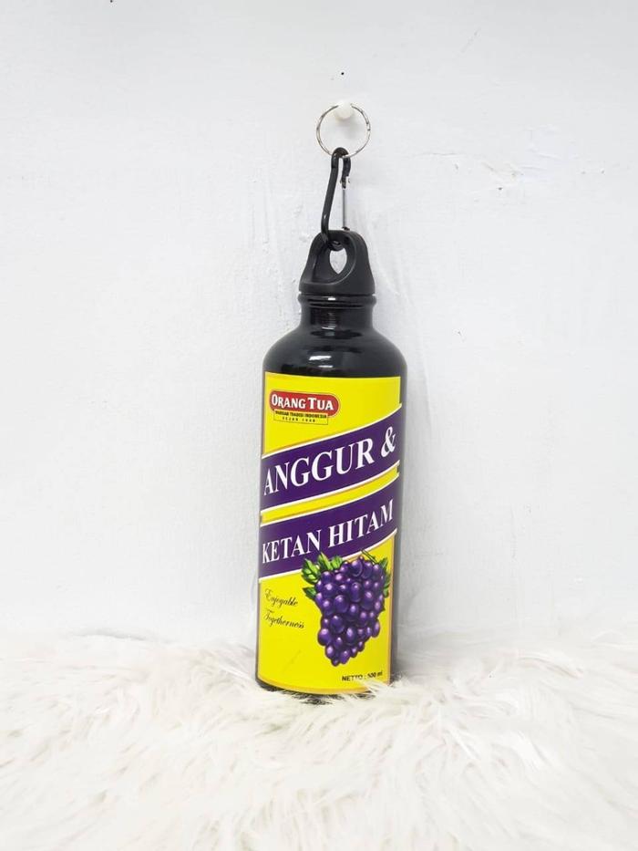 Gambar BOTOL MINUM TUMBLER BAYGON TUMBLR UNIK LUCU MURAH 500ml 750ml - OT Ketan Hitam, 500ml dari Rengo Shop undefined Tokopedia